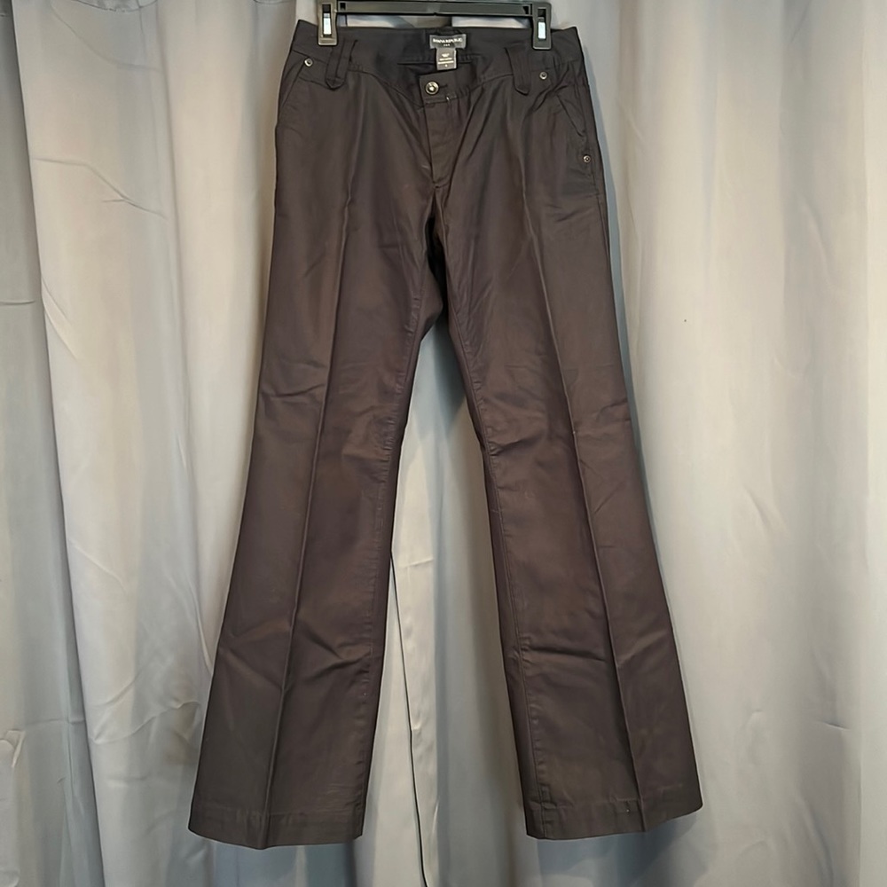 Banana Republic wide leg black pants.